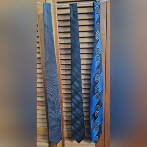 Set of 3 Men’s Ties — Croft & Barrow, Kenneth Cole Reaction, Covington